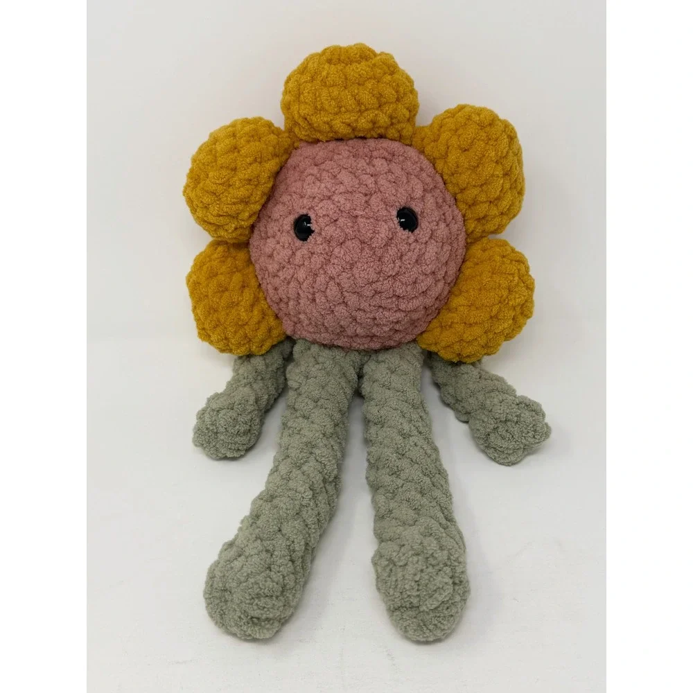 Handmade Crochet Sunflower Plush 14